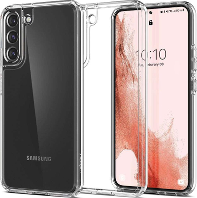 Kapak telefoni Spigen Ultra Hybrid për Samsung Galaxy S22, i fortë kundër goditjeve, transparent Crystal Clear