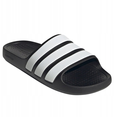 Shapka Adidas Adilette Flow M IF4134, për meshkuj, të zeza me të bardhë