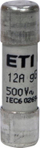 Cilindричен осигурувач ETI-POLAM CH10x38 gG, 12A, 500V