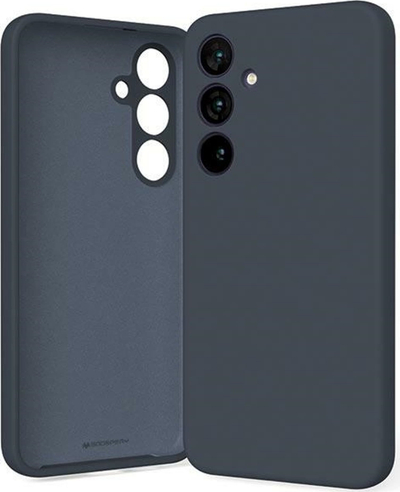 Mbrojtëse telefoni Mercury për Samsung Galaxy S24 Plus, silikon, blu e errët