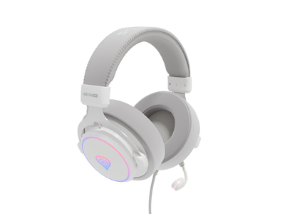 Kufje Genesis Neon 764, USB, të bardha