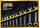 Set çelësash të sheshtë JCB 5103P, 10 copë, 8-36 mm, në çantë tekstili