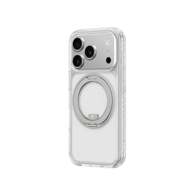 Mbrojtëse telefoni Amazingthing Titan Pro MagSpin për iPhone 17 Pro Max, me MagSafe, gri