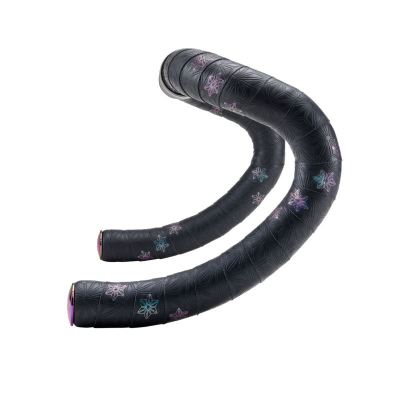 Shirit drejtori biçiklete Supacaz Sticky Kush Galaxy, Super Sticky PU, efekt Oil Slick, i zi