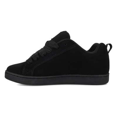 Atlete skate DC Court Graffik Wmn, goca, nubuck, të zeza