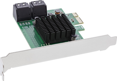 Kartë kontrolli SATA InLine 76617L, 4x SATA 6Gb/s, PCIe 2.0