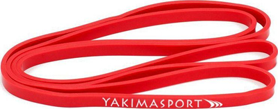 Shirit rezistence Yakimasport, elastik për ushtrime force, i kuq