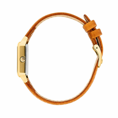 Orë dore për goca Trussardi T-Form R2451173501, ngjyrë kafe
