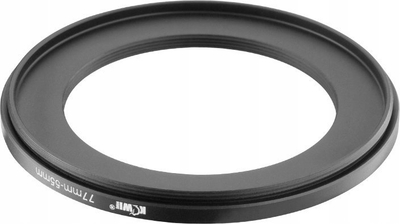 Unazë adapteri filtri JJC FreePower, 77mm në 55mm, metal, e zezë