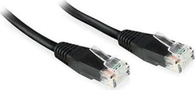 Kabllo rrjeti MicroConnect U UTP CAT6, 0.25m, PVC, e zezë