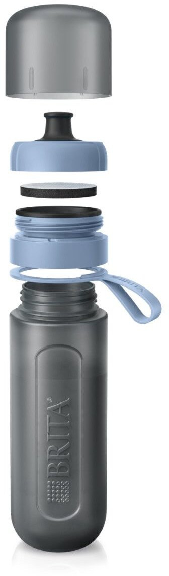 Shishe filtruese uji Brita Active, 0.60L, pa BPA, gri