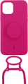 Futrollë telefoni Just Elegance PopGrip për iPhone 11 XR, me litar, rozë