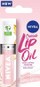 Vaj për buzë Nivea Caring Lip Oil Clear Glow, për mbajt buzët me lagështirë, 5.5 ml, i tejdukshëm