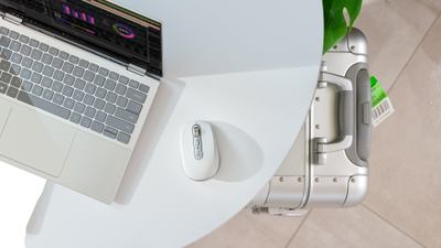 Maus Logitech MX Anywhere 3S, wireless, Bluetooth, gri e hapur
