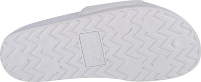 Shapka Levi's Batwing Slider, slip-on, me logo Levi's, të bardha