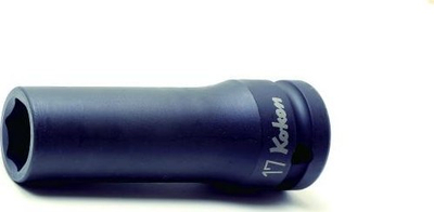 Çelës kokë i thellë Koken 14300M 30mm, profil 6-këndor, 1/2", i zi