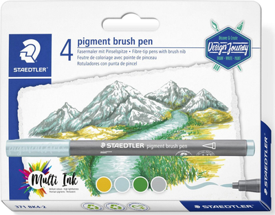 Set lapsash me ngjyra Staedtler Design Journey Lake Colors, 4 copë, shumëngjyrëshe