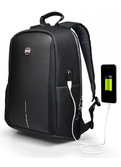 Çantë shpine CHICAGO EVO, për laptop 13/15.6", ngjyrë e zezë
