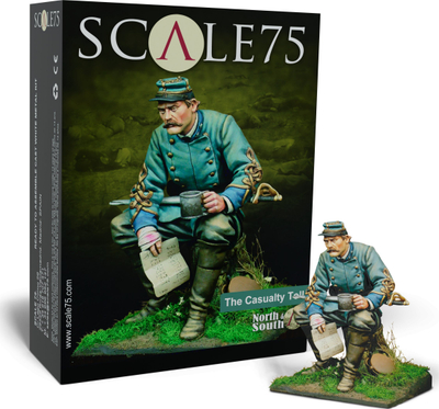 Метална фигура Scale75 The Casualty Toll, 75 mm, комплет за моделирање, повеќебојна