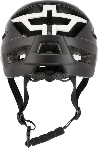 Helmet biçiklete Nils MTW208, In-mold, 53-58 cm, i zi e bardhë