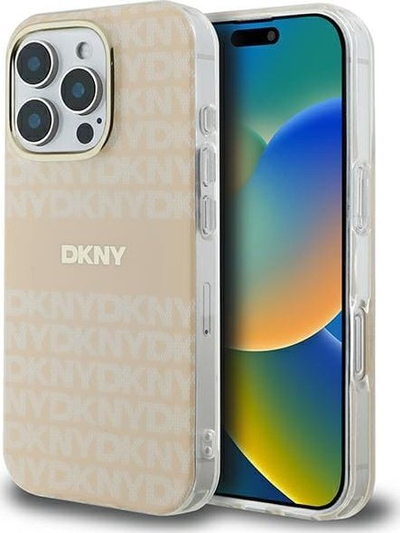 Mbulesë telefoni DKNY DKHMP16LHRHSEP, për iPhone 16 Pro 6.3", MagSafe, rozë