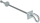 Grep varës për braketa Extralink EX.6518, 16/450 mm, metalik