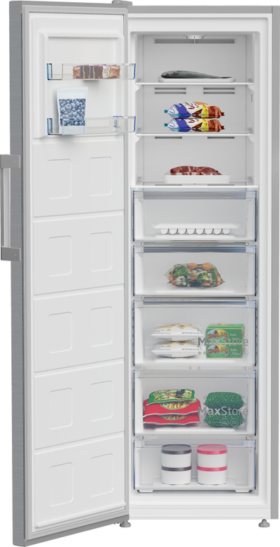 Ngrirës Beko B1RMFNE314XB, vertikal, No Frost, inox gri