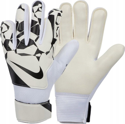 Doreza portjeri Nike Match Jr HQ0258 100, për kalamaj, shkumë kapëse, bardh e zi