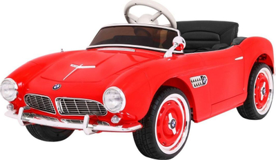 Makine elektrike BMW 507 Retro, për kalamaj 3+, me telekomandë, e kuqe