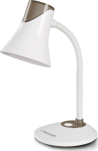 Lampë tavoline Esperanza ELD111K, E27, deri 12W, e bardhë