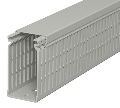 Kanal kabllor OBO Bettermann 6178227, për panele elektrike, plastik, gri