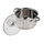 Tengere Heinner Myra, 18 cm, 2.5L, çelik inox me kapak xhami
