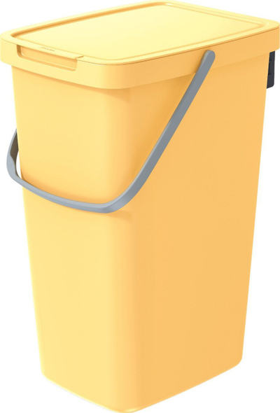 Kosh mbeturinash SYSTEMA Q COLLECT, 20L, plastikë, i verdhë i çelur