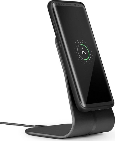 Karikues pa tela XVIDA Fast Charging Desk Stand, 2A, Quick Charge 2.0, gri