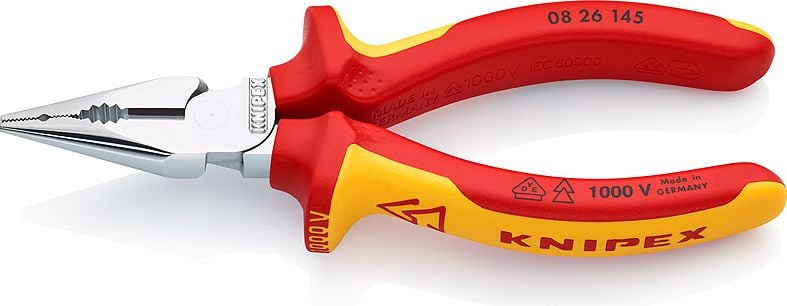 Këmbëngritëse universale të izoluara Knipex 08 26 145, 145mm, VDE