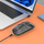 Mouse pa kabëll Manhattan Transparent, 800 1600 dpi, RGB, i zi transparent