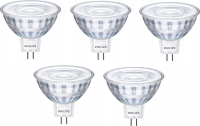 ЛЕД светилка Philips 30758200, 4.4W, GU5.3, топло бела светлина