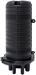 Kapak për kuti fibre optike Fibrain FHSC-470-4-144-v1, IP68, antikorrozion, i zi