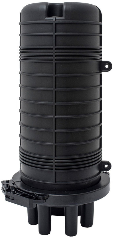 Kapak për kuti fibre optike Fibrain FHSC-470-4-144-v1, IP68, antikorrozion, i zi