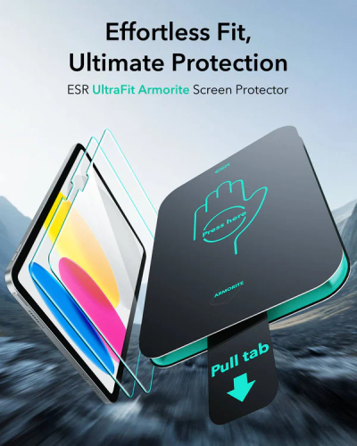 Mbrojtëse për ekran ESR UltraFit Armorite për iPad 10/11 (A16), 2 copë