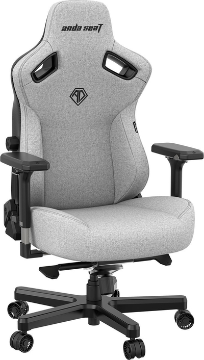 Karrige lojrash AndaSeat Kaiser 3 Pro XL, mbështetje mesi, krahë 5D, e zezë
