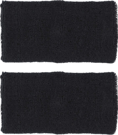 Doreza djersitjeje Nike Swoosh Wristbands, set me 2 copë, tekstil i butë, të zeza