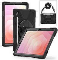 Mbulesë tablet ESTUFF ES681865, me këmbë mbajtëse, rrip shpatulle, e zezë