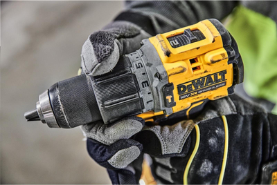 Shpuese me bateri me çekan (AKU) DeWALT, 18V, 5,0Ah, e verdhë