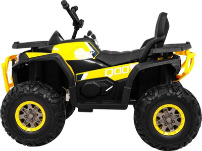 Makina elektrike për fëmijë Ramiz ATV Desert 4x4, telekomandë, LED dhe Mp3, e verdhë