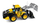 Lodër ndërtimi Volvo L120 Electric Wheel Loader, elektrike, për fëmijë, e verdhë