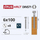 Vida druri Fastener DIN571, 6x100mm, set 8 copë, metal