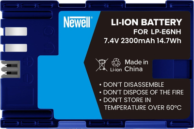Bateri për kamerë Newell SupraCell LP-E6NH, 2300mAh, për Canon