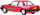Maket makine Chevrolet Monza Serie I Sedan 1985, metal, shkallë 1:43, i kuq