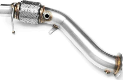 Downpipe RM Motors BMW F20 F21 F30 F31 N13, inox, 76mm, argjendt